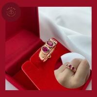 ราคา แหวนนาค ประดับพลอย แดงทับทิม (8154935549)