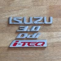 ราคา โลโก้ ISUZU 3 0 Ddi i TEQ ตัวหนังสือฝาท้าย จำนวน 4 ชิ้น (17183728152)