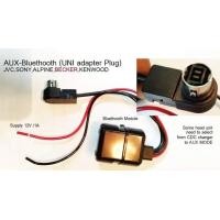 ราคา ปลั๊ก AUX Bluetooth ผ่านช่อง CD changer วิทยุรถ JVC KENWOOD ALPINE SONY BECKER MERCEDES BENZ MITSUBISHI MIRAGE ATTRAGE PAJERO TRITON LANCER KIA และ หลายยี่ห้อ (19370523430)