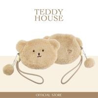 ราคา Teddy House New in Fluffy Pouch with Hand Strap กระเป๋าหน้าหมีผ้าขนFluffyสุดนิ่ม กระเป๋าอเนกประสงค์ที่มาพร้อมความน่ารัก (21457473056)