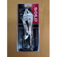 ราคา SOLO คีมล็อก10นิ้ว ปากตรง 10 2000 Solo ของแท้ Authentic Chrome Locking Pliers ส่งด่วน ส่งไว (11656659358)