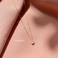 ราคา Kissmebythesun Lost Stars necklace สร้อยคอจี้ดาว ชุบทองคำขาว 14k (19615743882)