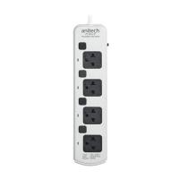 ราคา ANITECH ปลั๊กไฟ 4 ช่อง 4 สวิตต์ สายยาว 5 เมตร Plug รางปลั๊กไฟ ปลั๊กพ่วง ปลั๊ก มอก รุ่น H3354 (20007861205)