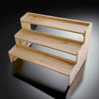 ราคา ชั้นไม้วางของ 3ขั้นบันได ขนาด20 50cm วางModel วางต้นกระบองเพชร ไม้สนนอกลายสวย (19208355475)