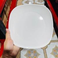 ราคา 12ใบ จานเหลี่ยม 89นิ้ว เมลามีน จาน จานข้าว จานพลาสติก จานกลม จานข้าว จานเมลามีน หนา (16394546822)