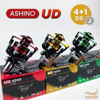 ราคา รอกสปิน Ashino UD โฉมใหม่ 4 1 ball bearing รอก อาชิโน่ รอกตกปลา รอกสปินนิ่ง (20120839391)