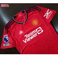ราคา เสื้อฟุตบอล เสื้อฟุตบอลสโมสรทีม แมนยู เหย้า 23 24 AA0039 เกรดแฟนบอล ทำชื่อเบอร์ได้ ไซส์ยุโรป XS 4XL (19895795622)
