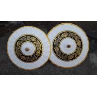 ราคา ร่มเชียงใหม่ ร่มผ้าเคลือบน้ำมัน รัศมี17นิ้ว ลายไทย ลายดอกพุดตาล (12142696736)