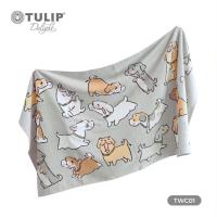 ราคา ผ้าขนหนู ผ้าเช็ดตัว ลายหมาจ๋า ลิขสิทธิ์แท้ Tulip ทิวลิป สีเทา ชมพู ครีม น่ารัก ราคาถูก TWC01 TWC02 (21341038606)