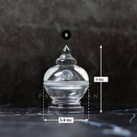 ราคา PTNK ผอบใส่พระธาตุ ผอบอะคริลิคใสใส่พระธาตุ ทรงสวย เส้นเกศา เกศา ฝาเกลียว สินค้าขายดี (17200355541)