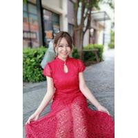 ราคา เดรสหยดน้ำหน้ากระดุมมุก เดรสผ้าลูกไม้ เดรสแขนสั้น เดรสออกงาน ชุดเดรสยาว ชุดสวย ราคาถูก (19164470621)