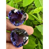 ราคา Heart แทนซาไนท์ Tanzanite พลอย LAB MADE 100 ราคาดีมาก ราคาเป็นเม็ด Tanzanite 25X25 มิลลิเมตร 83 กะรัต CARATS 1 เม็ด 1 PIECES (17113058977)