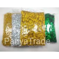 ราคา ลูกปัด ทรงกลม หยดน้ำ ดอกพิกุล สีเงินทอง ใบไม้เขียว 500กรัม (8075780259)