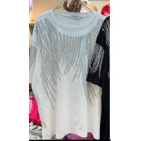 ราคา เสื้อยืดโอเวอร์ไซส์งานเพชรวิ้งๆสวยมาก (21392278108)