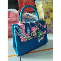 ราคา กระเป๋าผ้าปาเต๊ะผสมผสานผ้าpu (19954062053)