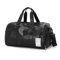 ราคา Catalog Bag ขนาดใหญ่ไซร์Lกระเป๋าเดินทาง หนังนิ่มสีดำ มีช่องเก็บรองเท้า กันน้ำได้ พร้อมสายสะพายปรับระดับได้ (18286630985)