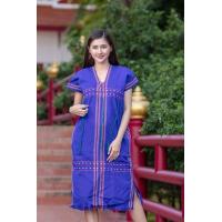 ราคา ชุดกระเหรี่ยง ชุดชาวเขา ผ้าฝ้ายทอมือ (1265828825)