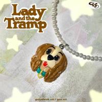 ราคา สร้อยมุกพร้อมจี้หมาเลดี้ l Necklace lady and the tramp l รอของตามคิว l ทักสอบถามรอบส่งทางแชท (19598743615)