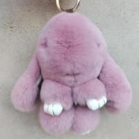 ราคา จี้กระต่ายขนกระต่ายแท้ตุ๊กตามือแท้ของเล่นกระต่ายขนฟูของแท้ของขวัญวันเกิดพวงกุญแจรถยนต์กระต่ายแกล้งตาย (14606884193)