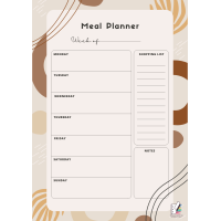 ราคา MAGNETIC Dry erase Weekly Meal Planner WIth Free Whiteboard Marker (17468435310)