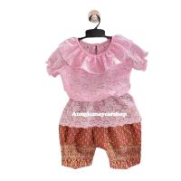 ราคา ชุดไทยเด็ก ชุดไทยเด็กผู้หญิง ชุดไทยโจงกระเบนเด็ก ชุดไทยใส่ไปโรงเรียน ชุดไทยเด็กโต เสื้อลูกไม้ โจงกระเบน (14291992888)