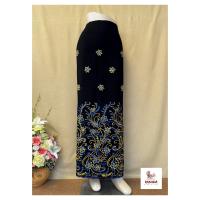 ราคา ผ้าจอร์เจีย ลายใหม่ ผ้าถุงพม่า ผ้าปักดอกผสมดิ้นทอง ผ้าจอเจียร์ ผ้าจอเจียร ขายปลีกและส่ง (18883020983)