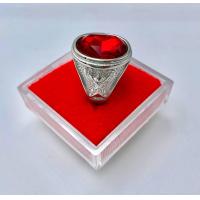 ราคา แหวนเงิน 18K พลอยทับทิมสีแดงด้านข้างพญาครุฑ ช่วยเสริมราศี สวยสดใส ไม่ลอกไม่ดำ ใช้ได้นานเป็นปี รับประกันสินค้าดีมีคุณภาพ (21261372421)