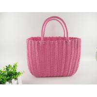 ราคา ตะกร้าช้อปปิ้งสานแฮนด์เมดตะกร้าใส่ผักสำหรับอาบน้ำตะกร้าใส่ของสำหรับสัตว์เลี้ยงตะกร้าใส่ของสำหรับอาบน้ำตะกร้าใส่ของในห้องน้ำตะกร้าพลาสติกแบบหิ้ว (20694736984)