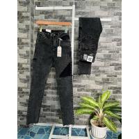 ราคา กางเกงยีนส์ขาเดรชผ้ายืดแต่งขาดขาสวยๆ (15201489222)