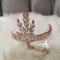 ราคา ที่คาดผมสำหรับผู้หญิง Gatsby กิ๊บหมวกผู้ดีอังกฤษ แนววินเทจ แกสบี้ set N042 (16638890268)