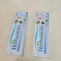 ราคา ยกแพ็ค ซื้อ2 หลอด 120 กรัม ยาสีฟันสมุนไพร HERBAL DENTS เฮอร์เบิลเดนท์ ดับกลิ่นปาก ลดการเสียวฟัน ปวดฟัน (20936550070)