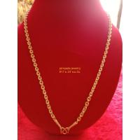 ราคา สร้อยคอลายคตกิต ลายทองโบราณ นน 2บ การันตีงานดีสีสวยเหมือนจริง ตะขอมีตราปั้ม (21100180223)