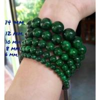 ราคา สร้อยข้อมือหยกเขียวมรกตหยกพม่าแท้ (14296128166)