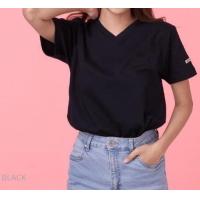 ราคา เสื้อแตงโม sui ka สีดำ คอวี เสื้อแตงโมแท้ 100 เสื้อยืดแตงโม สินค้าขายดี (20631667940)