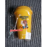 ราคา ขวดน้ำ Cafe Amazon ชุด Summer Water Bottle สำหรับบรรจุเครื่องดื่มเย็นขนาด 16 ออนซ์ มีครบ 5 สี และแก้ว Line Friends สินค้าใหม่ ราคาต่อ 1ใบ (17692786085)