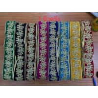 ราคา ยกม้วน10หลา ริบบิ้นดิ้นทอง เทปดิ้นทอง เทปริบบิ้น เทปทองตกแต่ง เทปดิ้นเงิน ลูกไม้ชายครุย ชายครุยริบบิ้นเทปพู่ เทปตกแต่ง (20442476125)