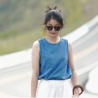 ราคา เสื้อแขนกุดผ้าฝ้ายเยื่อไผ่ เสื้อผ้าฝ้าย 100 เสื้อผ้าฝ้ายเยื่อไผ่ใส่สบาย (21414648485)