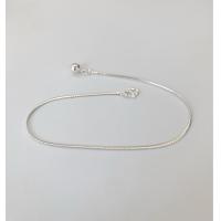 ราคา สร้อยข้อเท้าลายท้องปลิงเงินแท้925 เครื่องประดับเงินแท้ สร้อยข้อเท้า สร้อยเงินแท้ (19051043532)