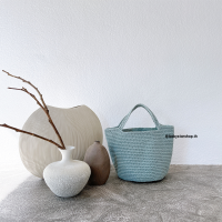 ราคา คิ้วส์มาก กระเป๋าถือ กระเป๋าไหมพรม กระเป๋าเชือกถัก ถักโครเชต์ สไตล์มินิมอล งานแฮนด์เมด มีหลายสีให้เลือก (10168678845)