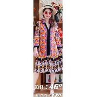 ราคา เดรส เดรสสาวอวบ เดรสสั้น ฟรีไซด์อก32 46 ยาว37 นิ้ว สาวอวบอ้วนใส่ได้ ผ้าสปัน มีเชือกผูกปรับได้ เดรสโบฮีเมี่ยน ส่งจากไทย (21141009084)