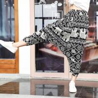 ราคา ชุดครอบครัวกางเกงเป้าใหญ่กางเกงฮาเร็มกางเกงฮาเร็มกางเกงฮาเร็มขาจั๊มทรงหลวมลำลองสไตล์ชนเผ่าใส่ช่วงฤดูร้อนกางเกงชายหาดกางเกงเจ็ดส่วนกางเกงช้าง ผช (15212931284)