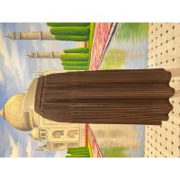 ราคา SP001 กระโปรงพลีทอัดกลีบยาว สีพื้น ผ้าทิ้งตัว กลีบไม่คลาย (16263082450)