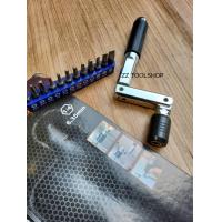 ราคา ไขควงข้อต่องอ 90 องศา รูปตัว L ด้ามขันอเนกประสงค์ ต่อดอกกสว่านสวมเร็ว สำหรับ ขันสกรูน๊อต ลูกบล็อก แถมฟรี ดอกไขควง (10271389936)