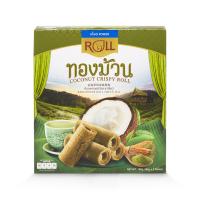 ราคา King Power Roll ทองม้วน ชาเขียว 180 กรัม Coconut Crispy Roll Green tea 180 G (21399318329)