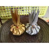 ราคา ริบบิ้น เหรียญโปรยทาน ถุงเงินถุงทองจากริบบิ้นกากเพชร ตัวเปล่า 20 ชิ้น (15579851379)