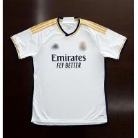 ราคา เสื้อฟุตบอล เสื้อฟุตบอลสโมสรทีม รีลมาดริด เหย้า 23 24 AA0008 เกรดแฟนบอล ทำชื่อเบอร์ได้ ไซส์ยุโรป XS 4XL (19896024096)