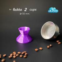 ราคา Brikka 2 cups แทมเปอร์กาแฟ Tamper ที่กดกาแฟ สำหรับ MokaPot Bialetti Brikka 2 cups (12503141483)