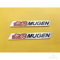 ราคา โลโก้ mugen ติดสปอยเลอร์ สีแดงดำ1 คู่ (1344882024)