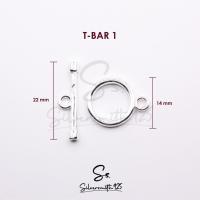 ราคา ตะขอเงินแท้ 92 5 ทรงทีบาร์ ตะขอเงินแฟชั่น (16633165470)
