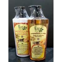 ราคา สมุนไพรหยุดผมร่วง ชีววิถี สูตร ขิง มะหาด BioWay Ginger Lakoocha (20685516293)